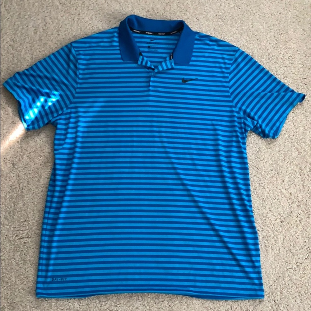Blue Nike Golf Shirt